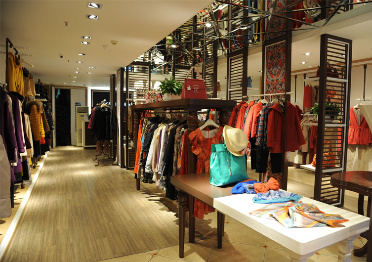 深圳精品货架的材料和颜色介绍